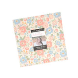 Handmade Sweetness Layer Cake 31790LC by My Sew Quilty Life for Moda Fabrics – 42 pastel floral 10 inch precut fabric squares