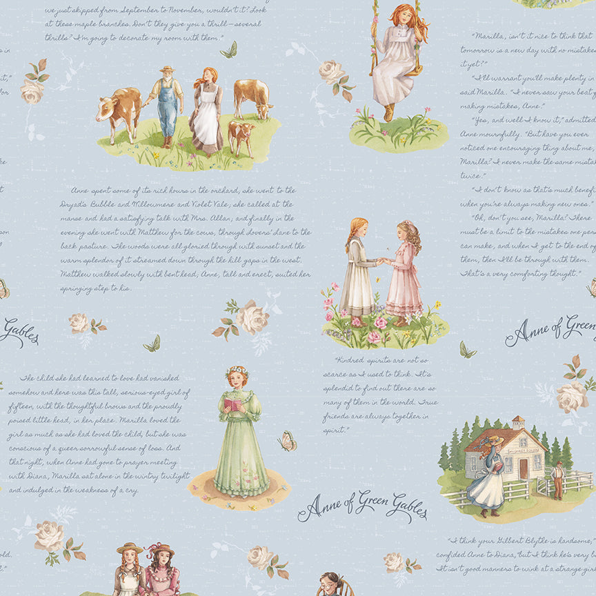 Anne of Green Gables precut 5" Squares fabric Riely Blake