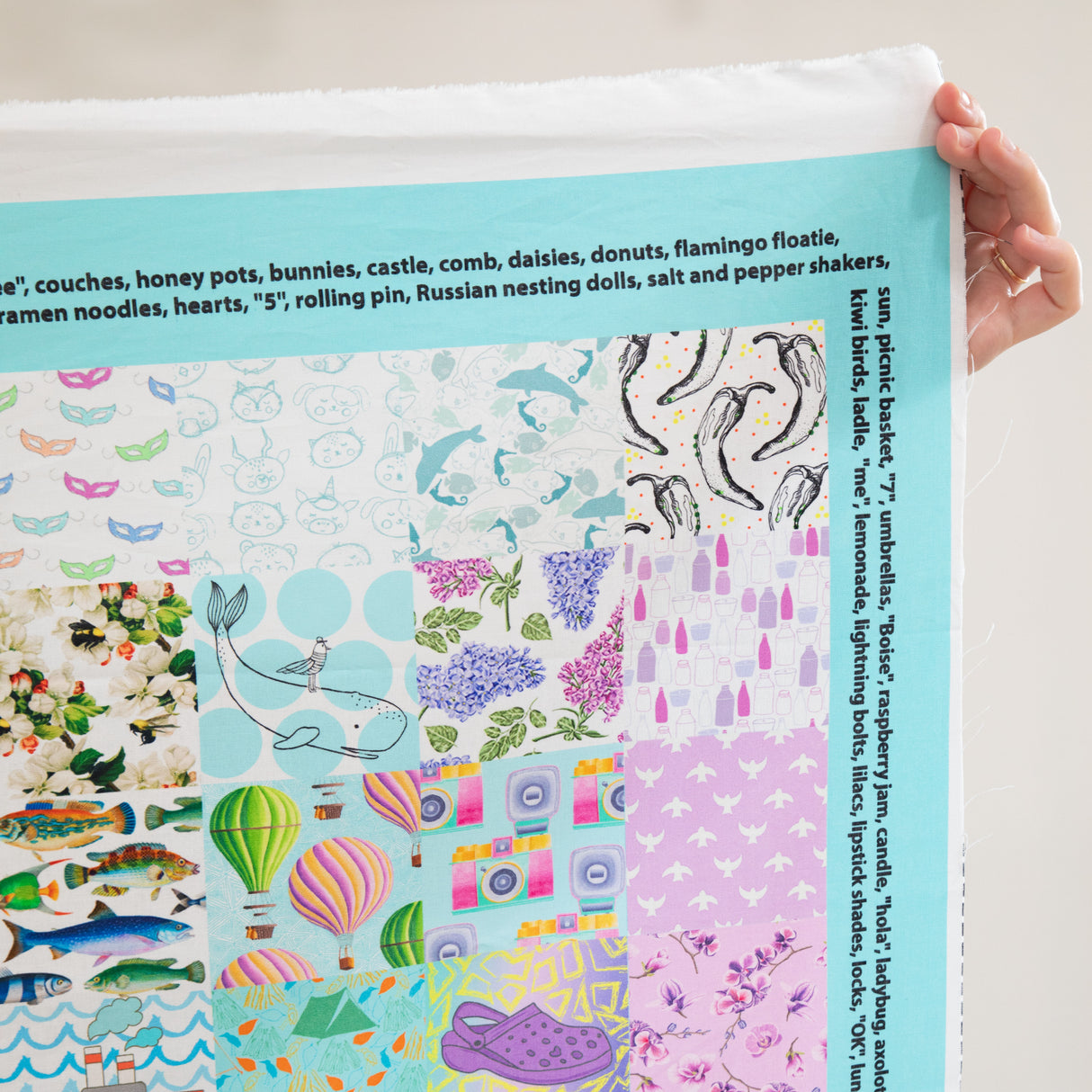 Cotton Hidden Pictures Panel Quilt Kit
