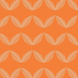 Bright Orange and White fabric by the yard Art Gallery Fabrics