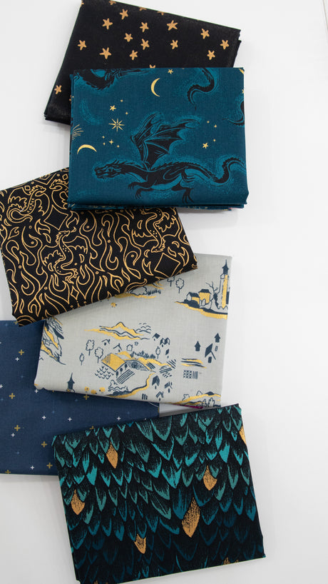 Fireglow Ruby Star Society Curated 6 piece Fabric Bundle