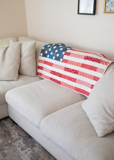 Floral Flag Precut Quilt Kit - Everlasting Freedom by White-crowned Sparrow