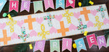Spring Table Runner Precut Quilt Kit Bundle with Limited Edition Crosses Runner