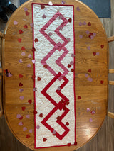 Linked Hearts Quilted Table Runner Kit