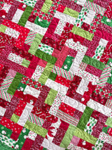 Classic Christmas Over and Under Precut Quilt Kit