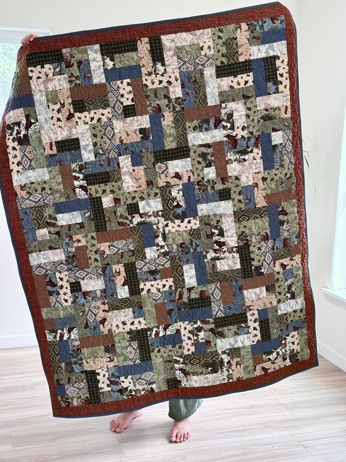 Whispering Pines Over and Under Precut Quilt Kit