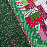 Classic Christmas Over and Under Precut Quilt Kit
