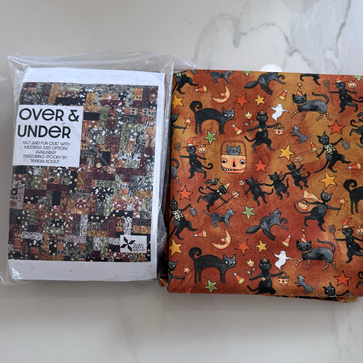Spooky Over and Under Quilt Kit - Halloween Quilt Kit