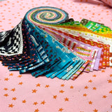 1 800 Calico Quilt Kit - Over and Under - Jelly Roll Style
