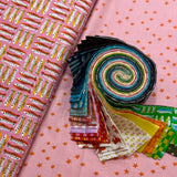 1 800 Calico Quilt Kit - Over and Under - Jelly Roll Style