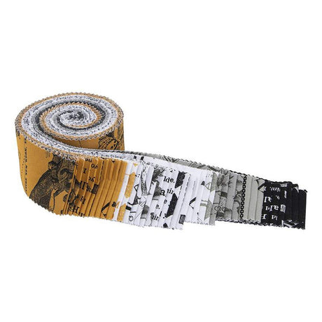 Rouleau de gelée en tissu Mad Masquerade de Riley Blake Rollie Polie