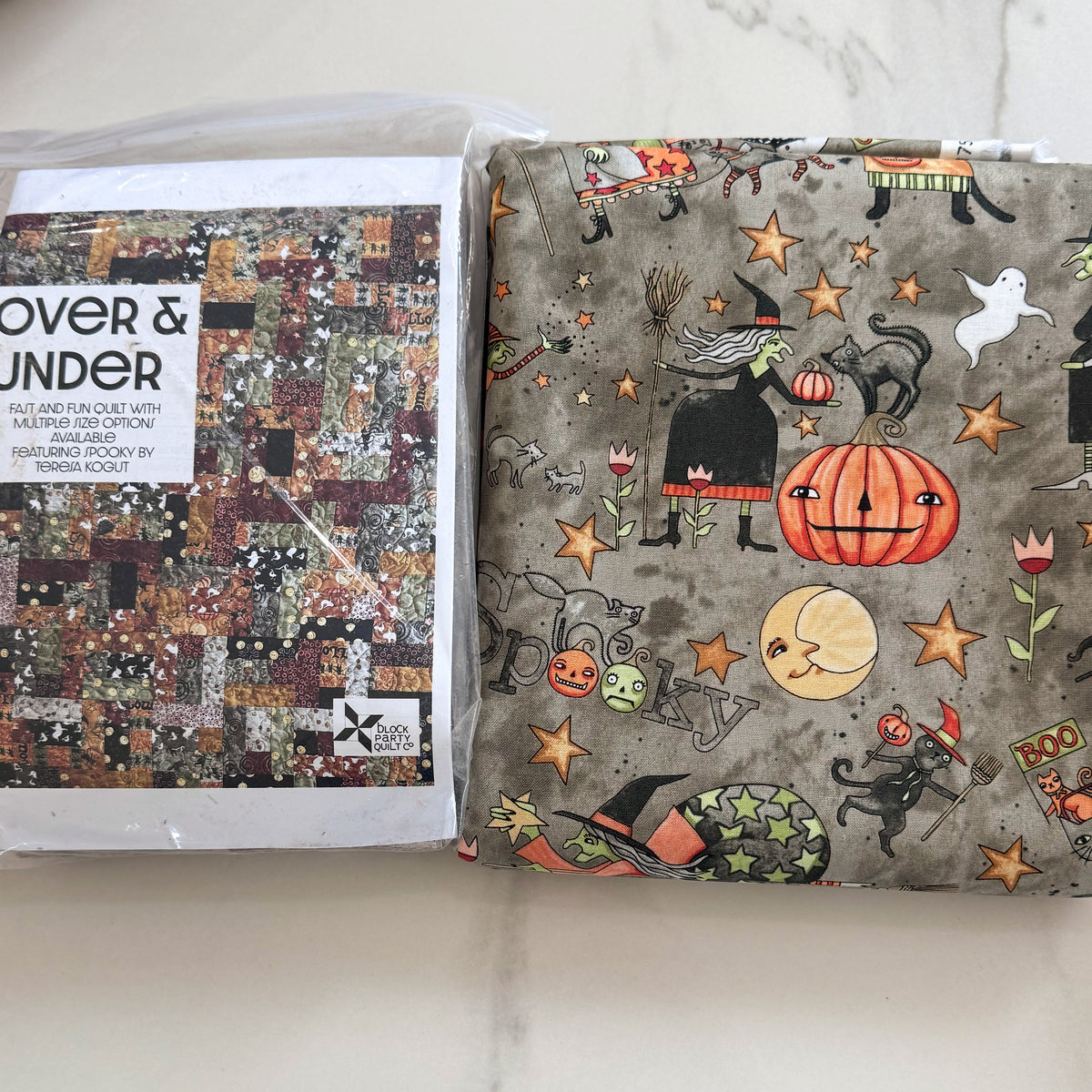 Spooky Over and Under Quilt Kit - Halloween Quilt Kit