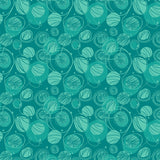 Caturday Fun Teal Yarn Balls Fabric Art Gallery Fabrics by the yard
