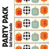 Pack de fête - Ensemble de 5 kits de chemins de table prédécoupés
