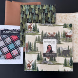 Northwoods Lodge Plaidy Cakes Standard Quilt Kit