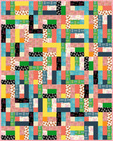 1 800 Calico Quilt Kit - Over and Under - Jelly Roll Style