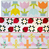 Spring Table Runner Precut Quilt Kit Bundle with Limited Edition Crosses Runner