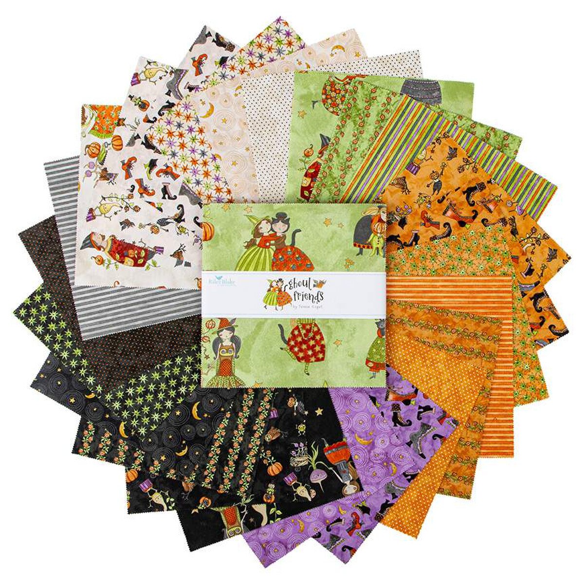 Ghoul Friends Layer Cake 10" Squares Riley Blake