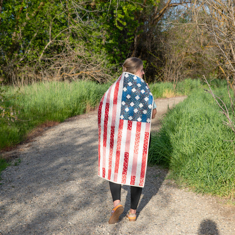 Floral Flag Precut Quilt Kit - Everlasting Freedom by White-crowned Sparrow