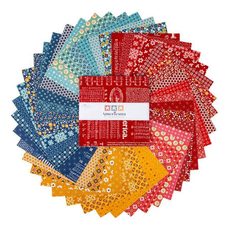 Americana 10 inch squares layer cake by Lori Holt