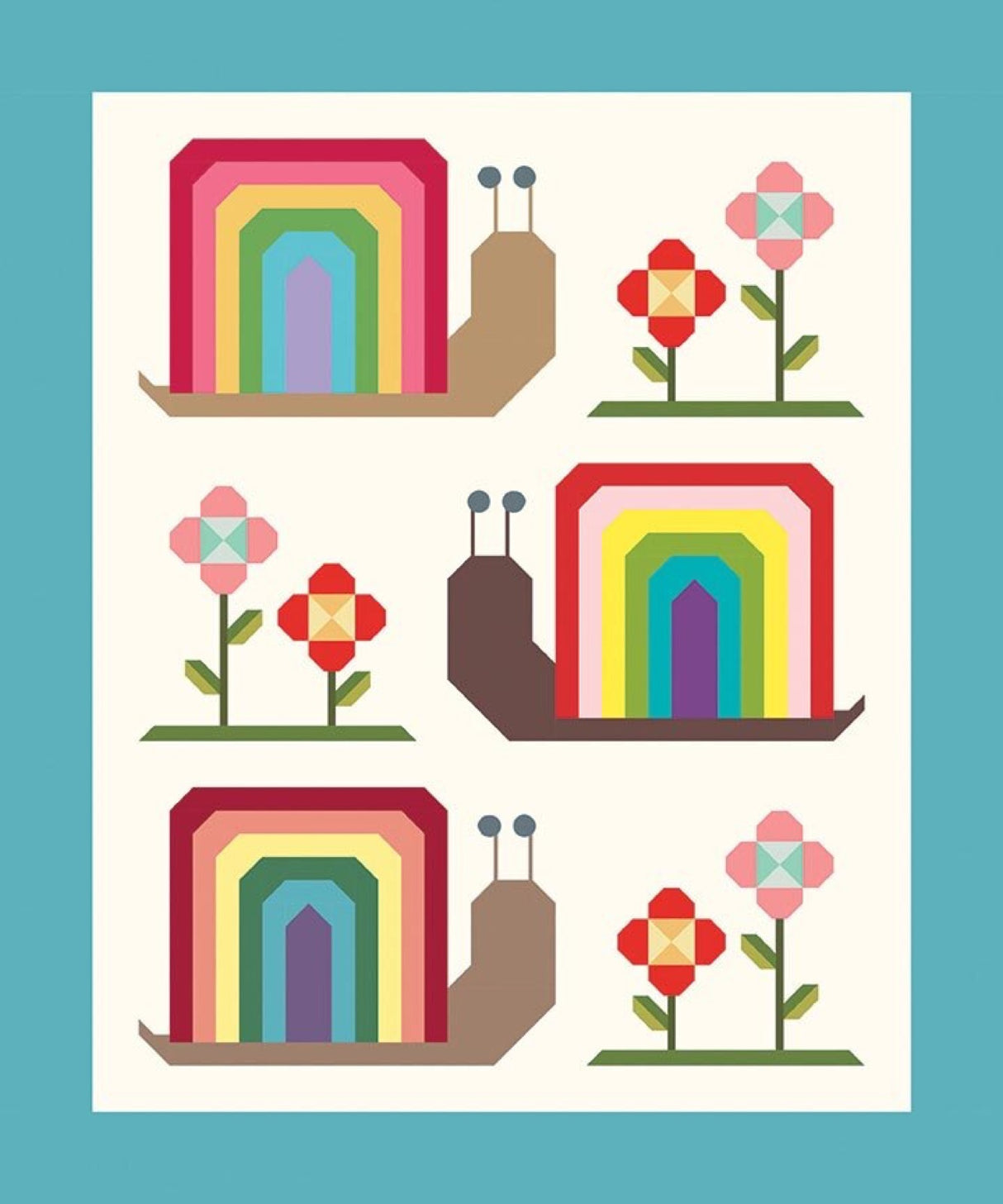 Autumn Hollow Patchwork The Snail-Bow quilt pattern preview