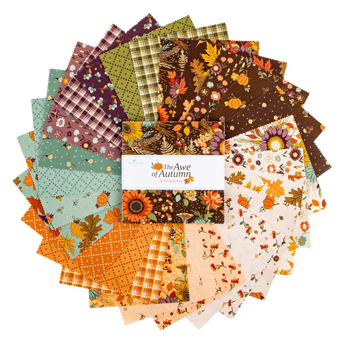 Awe of Autumn Charm Pack by Sandy Gervais