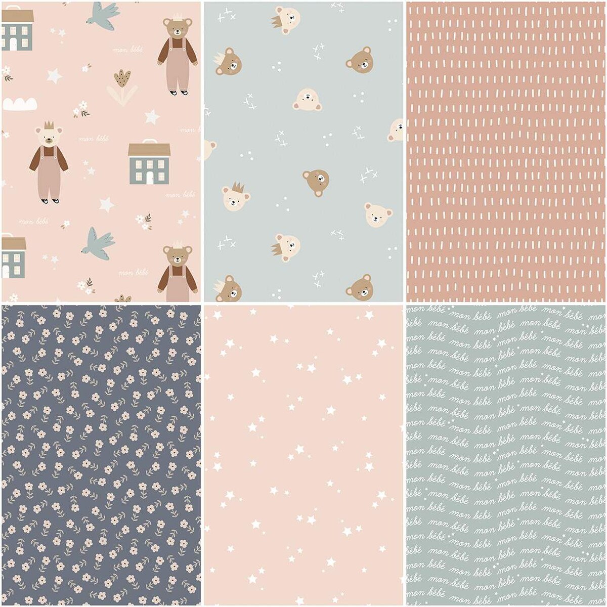 Cozy Bebe 5 inch squares charm pack