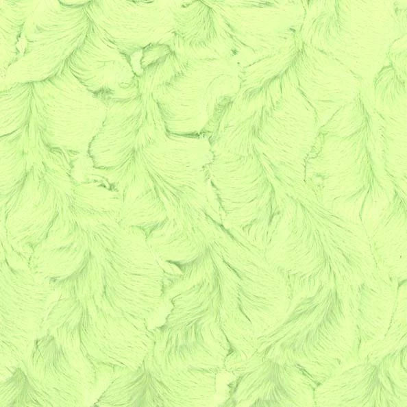 1 yard de Minky Bella Snuggle citron vert