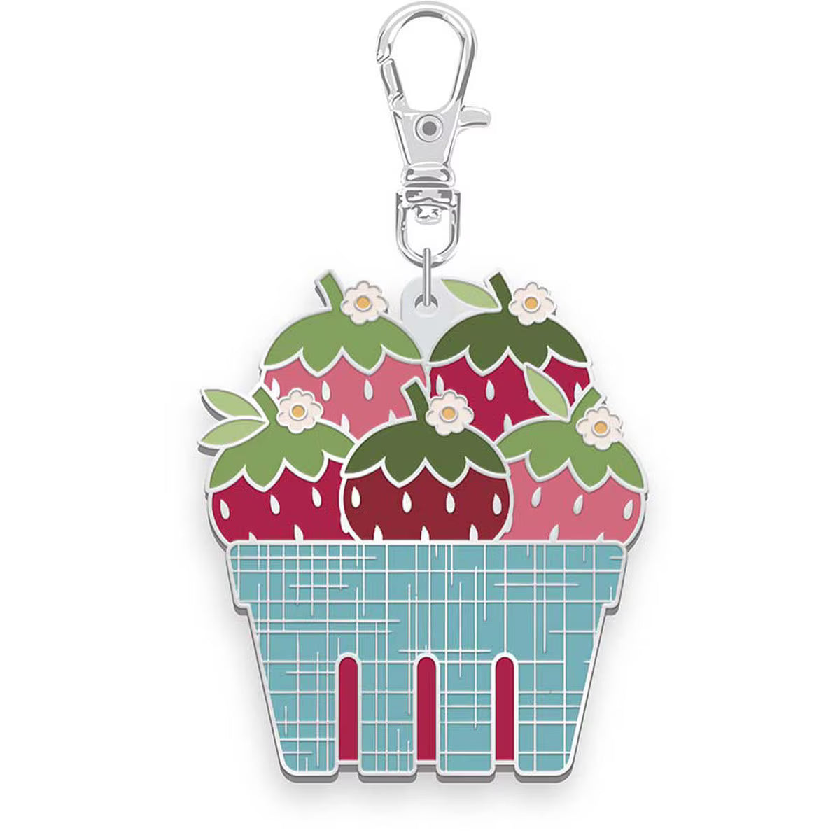 Strawberry Basket Happy Charm from Lori Holt