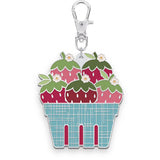Strawberry Basket Happy Charm from Lori Holt