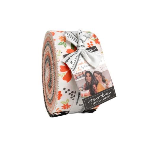 Birch and Willow Jelly Roll 2.5 inch strips 40 pieces by Sherri and Chelsi for Moda Fabrics 37720JR woodland botanical nature Made in Korea