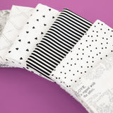 Black on White Curated Fabric Bundle