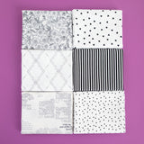 Black on White Curated Fabric Bundle
