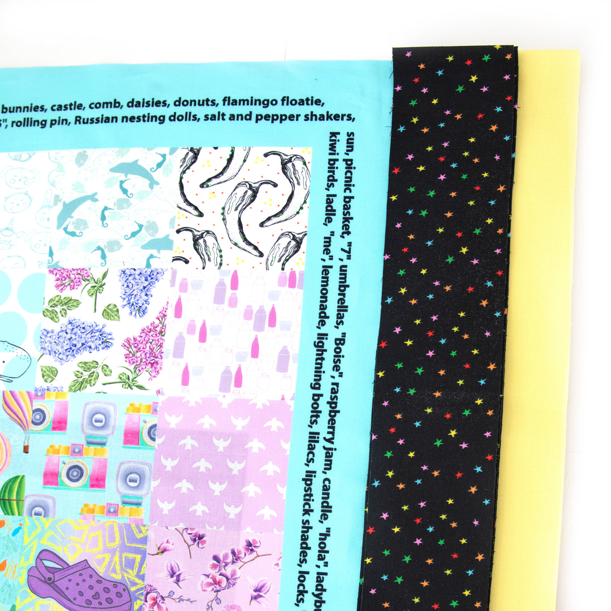 Cotton Hidden Pictures Panel Quilt Kit