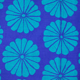 Damassé Fleur Bleu Kaffe Fasset