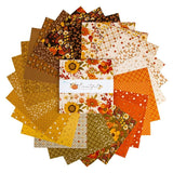 Bountiful 10 inch layer cake 42 pieces Sandy Gervais Riley Blake Designs harvest floral