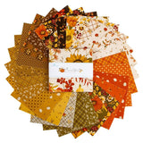 Bountiful 5 inch charm pack 42 pieces Sandy Gervais Riley Blake Designs harvest floral