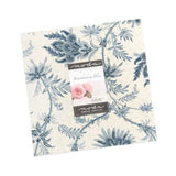 Breathtaking Blues Layer Cake 10 inch squares 42 pieces by 3 Sisters for Moda Fabrics 44400LC blue floral geometric Made in Korea