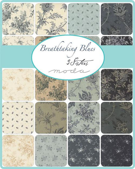 Breathtaking Blues 10" Layer Cake by 3 Sisters