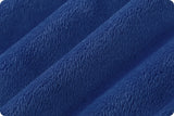 1 yard solid minky - royal blue