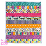 Bricks and Beams Quilt Kit - Colorful Cats