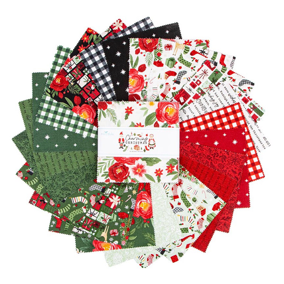 Charming Christmas 5" Charm Pack Riley Blake 2025