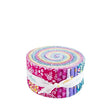 Chasing Rainbows Jelly Roll 2.5 inch strips 40 pieces by Leslie Ryan Blooming Boldly Designs for Riley Blake Designs floral rainbow