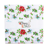 Claus and Co 10 inch Square Layer Cake precut Christmas quilt fabric by Melissa Mortenson for Riley Blake Designs 10-17740-42