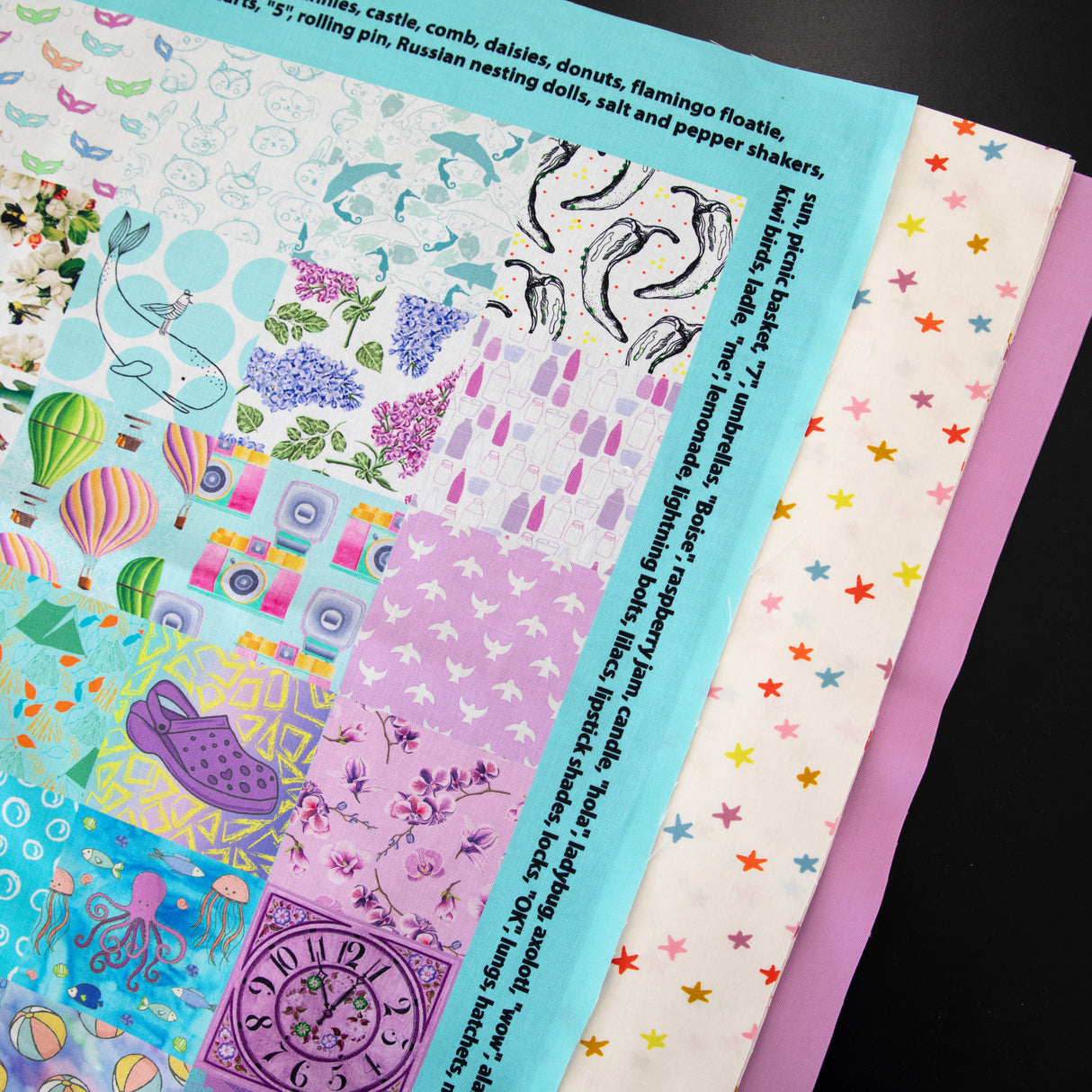 Cotton Hidden Pictures Panel Quilt Kit