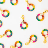Color Wheel Zipper Charm Sarah Hearts
