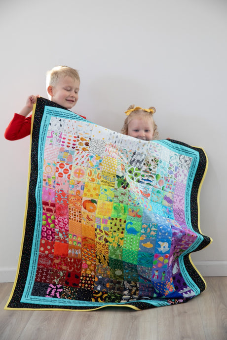 Cotton Hidden Pictures Panel Quilt Kit