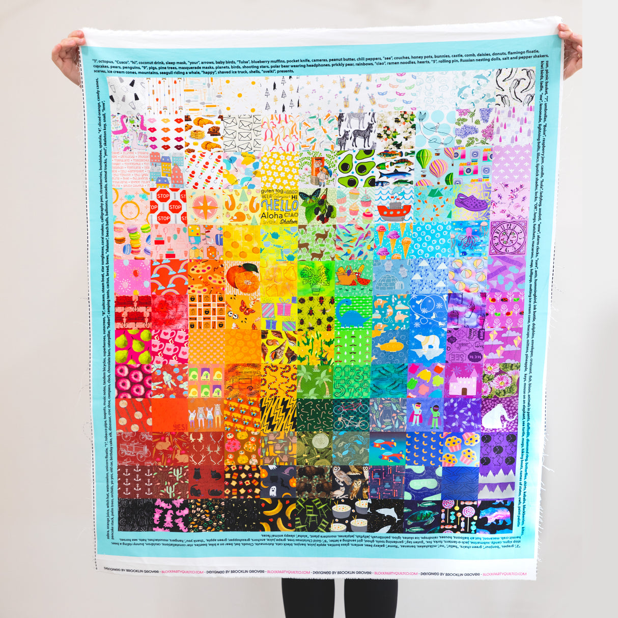 Cotton Hidden Pictures Panel Quilt Kit