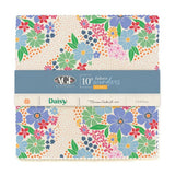 Daisy 10 inch Square Layer Cake precut quilt fabric by Maureen Cracknell for Art Gallery Fabrics 10WDSY