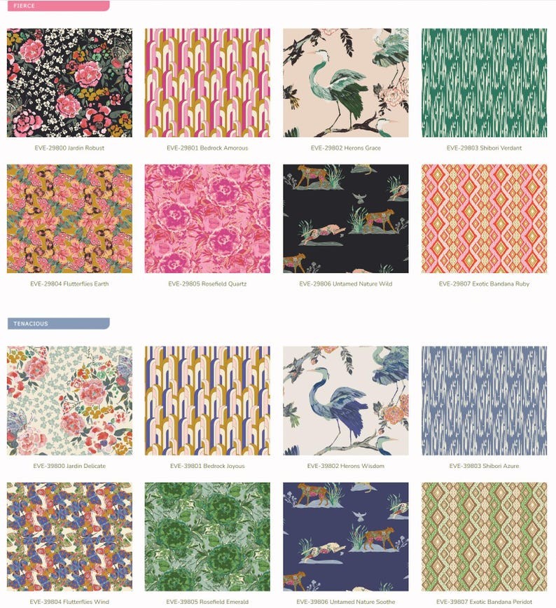 Eve 10 inch layer cake detail Art Gallery Fabrics premium cotton